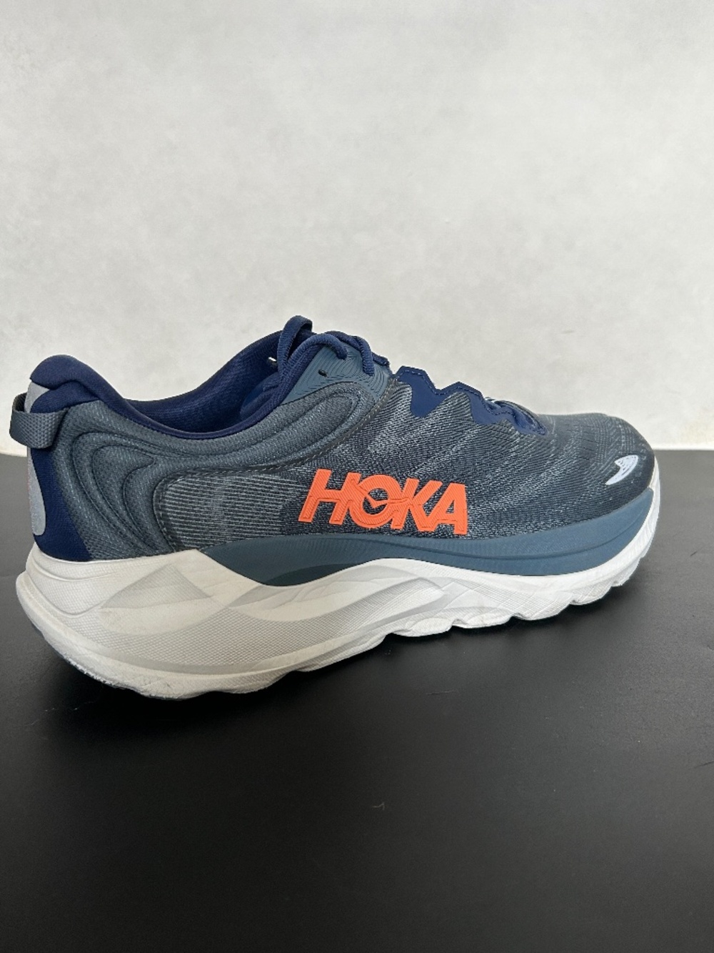 Hoka Gaviota 6 Sneakers, Midnight Blue/Faded Navy, 1171932 MLFD, Mens Size 12.5D